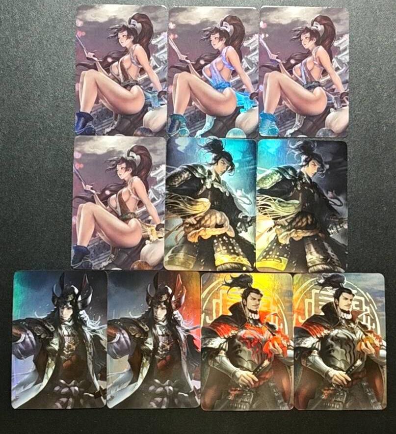 天玑星卡拍第188期《4.20周一截拍》持续收拍收评中 满赠卡需备注 宁缺卡牌 不知火舞 竹中半兵卫 伊达政宗 织田信长 彩闪 十张