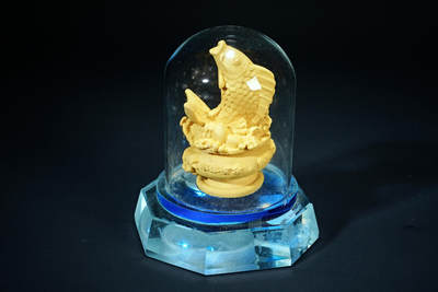 上海都达杂项专场102【全场包邮】  绒沙金年年有鱼摆件97-317