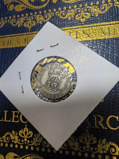 长老汇马年精选第十八场拍卖 1922英国乔治五世6便士银币，2.83克500银（2）