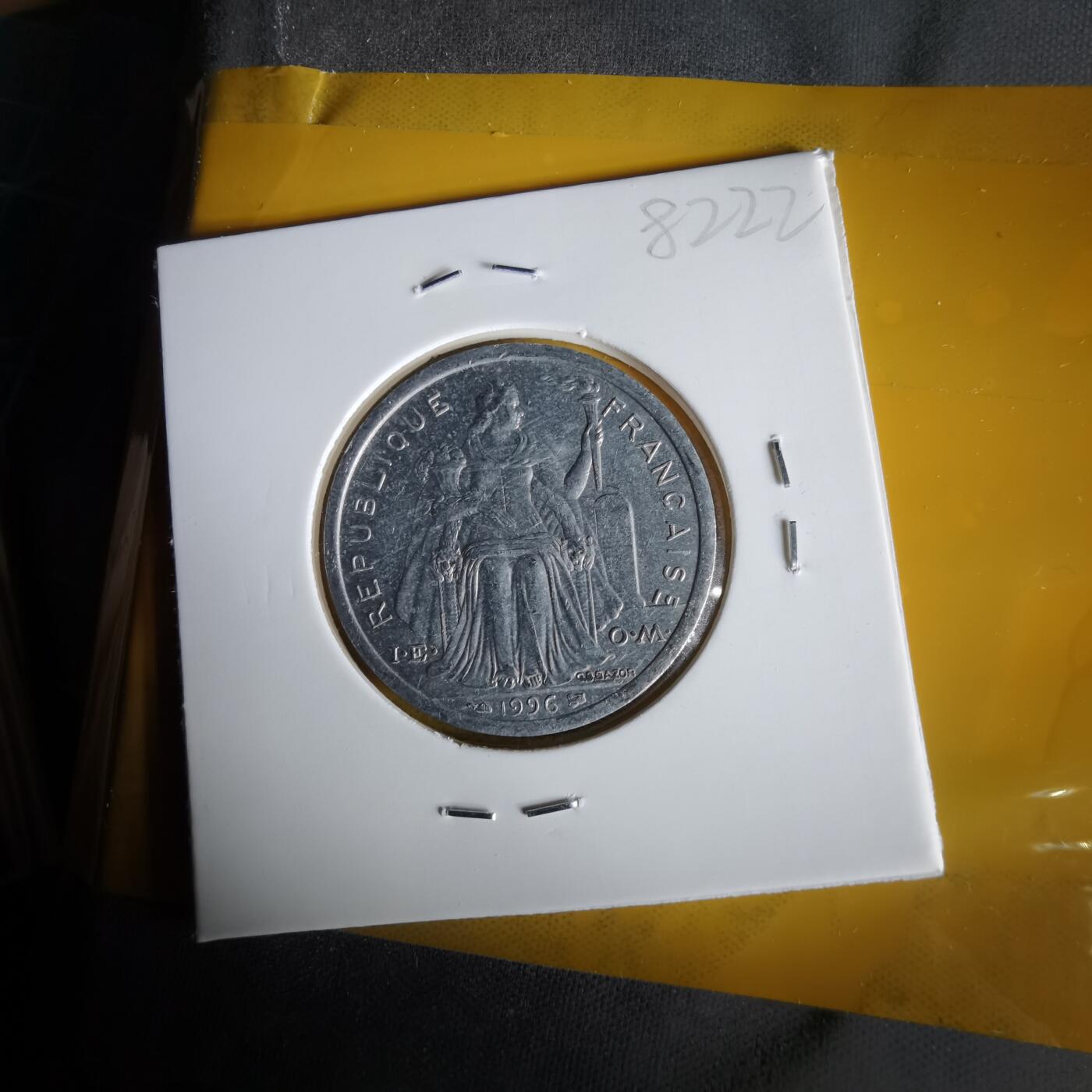 沼泽如烟--第1061场 法属新喀里多尼亚1996年2法郎