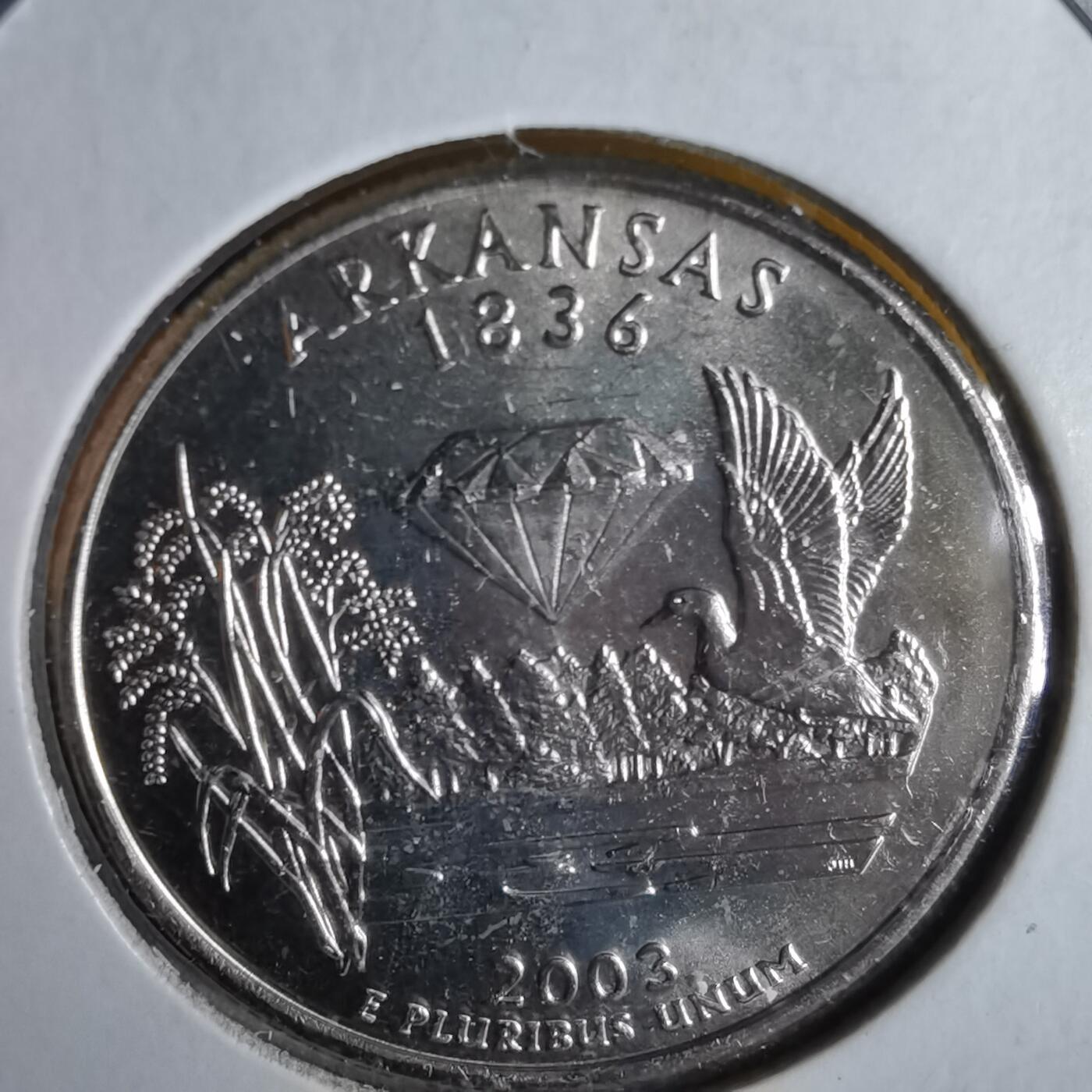 沼泽如烟--第1061场 2003年25分纪念币