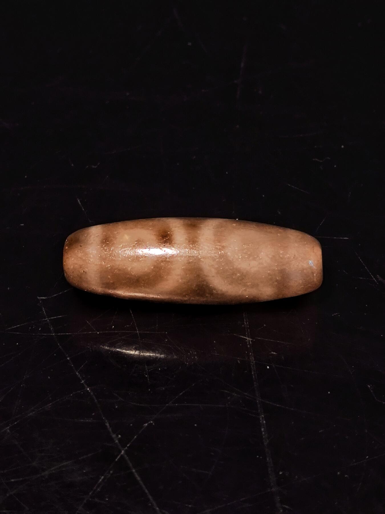 碧月说宝.雪域莲花开（二） 清代 三眼天珠玛瑙