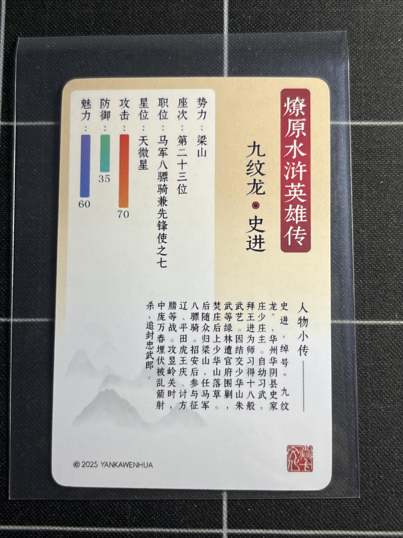 欢迎送拍、零成本上架，释放现金流，合理分配上拍卡品 【小卡】黄子鉴 史进 稀有 焱卡文化