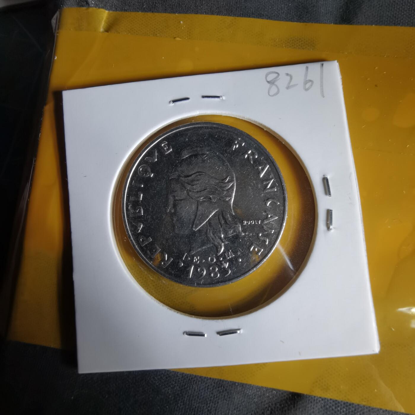 沼泽如烟--第1061场 法属新喀里多尼亚1983年20法郎