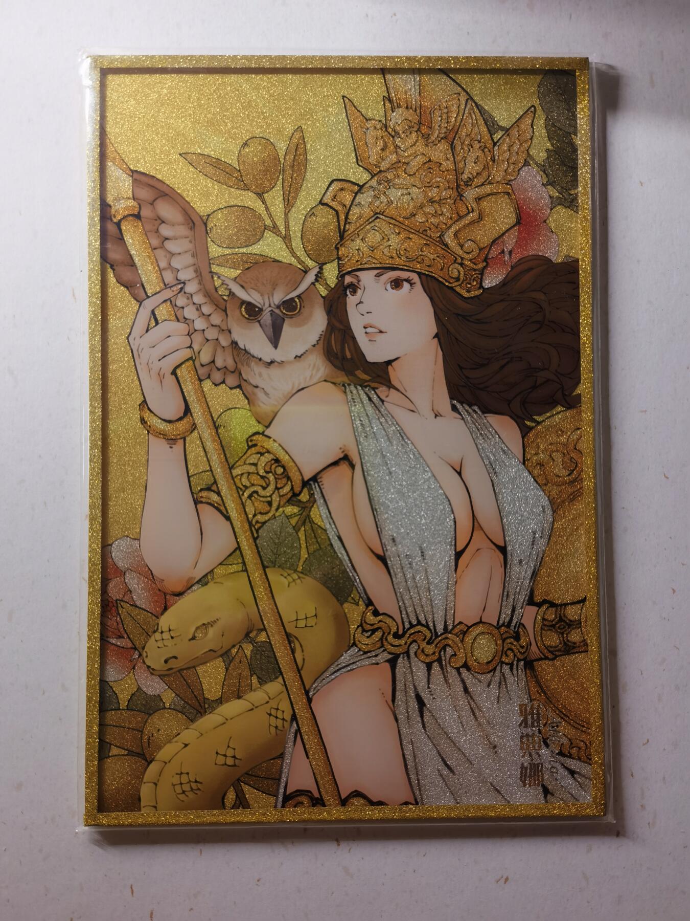 蜂潮卡牌  拍卖002期  （4月20日  21点  截拍） 小花瓣艺术文创  雅典娜色纸