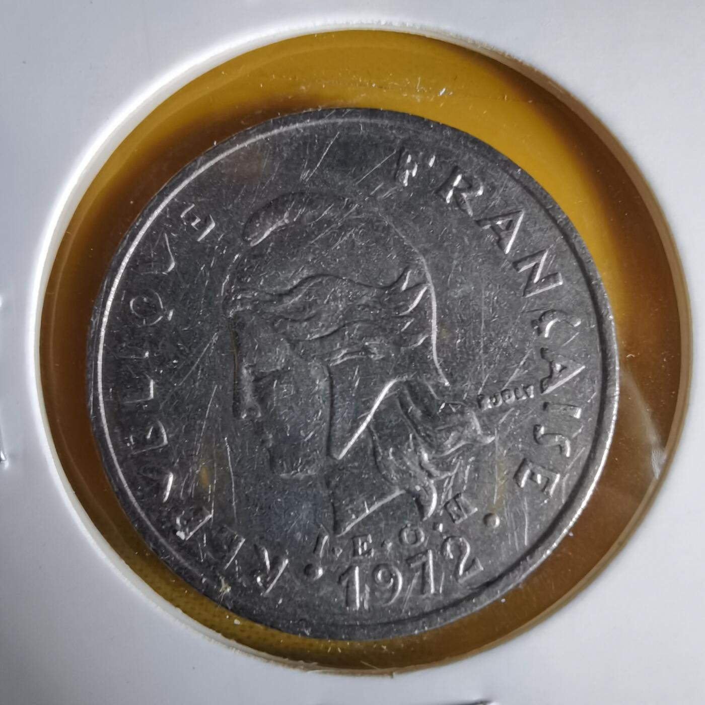 沼泽如烟--第1061场 法属新喀里多尼亚1972年20法郎