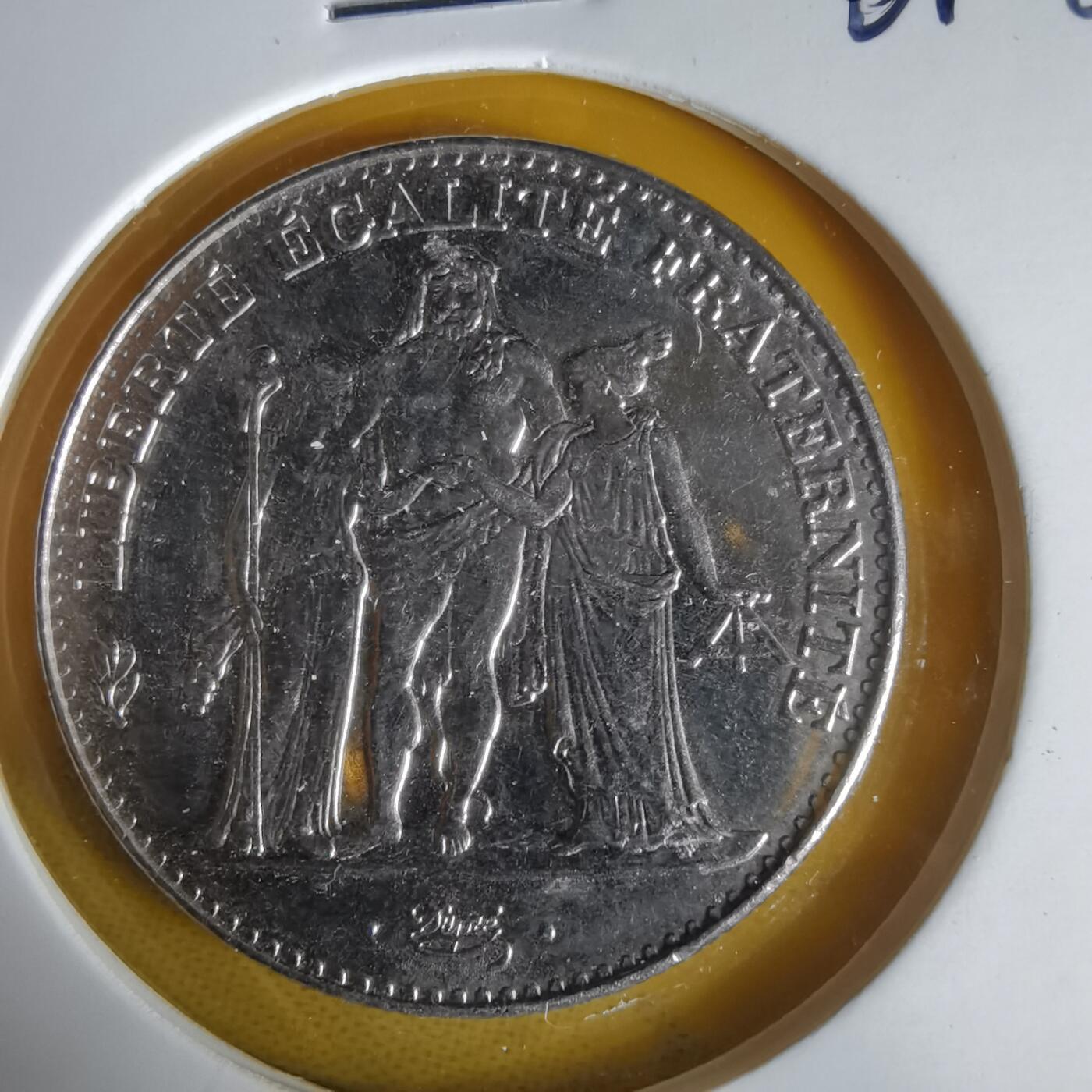 沼泽如烟--第1061场 法国1996年5法郎纪念币