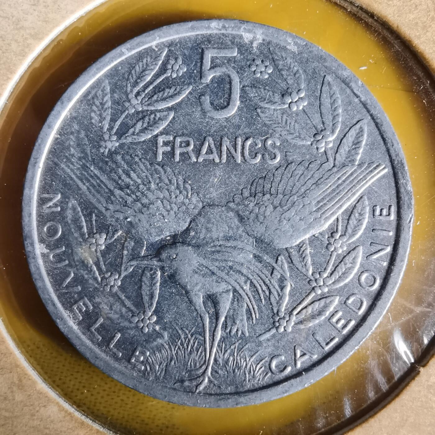 沼泽如烟--第1061场 法属新喀里多尼亚1989年5法郎