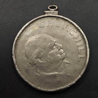 【淘币小摊】实时拍第八百九十三拍   散币场    每周一统一发货 - 英国1965年丘吉尔克朗纪念币