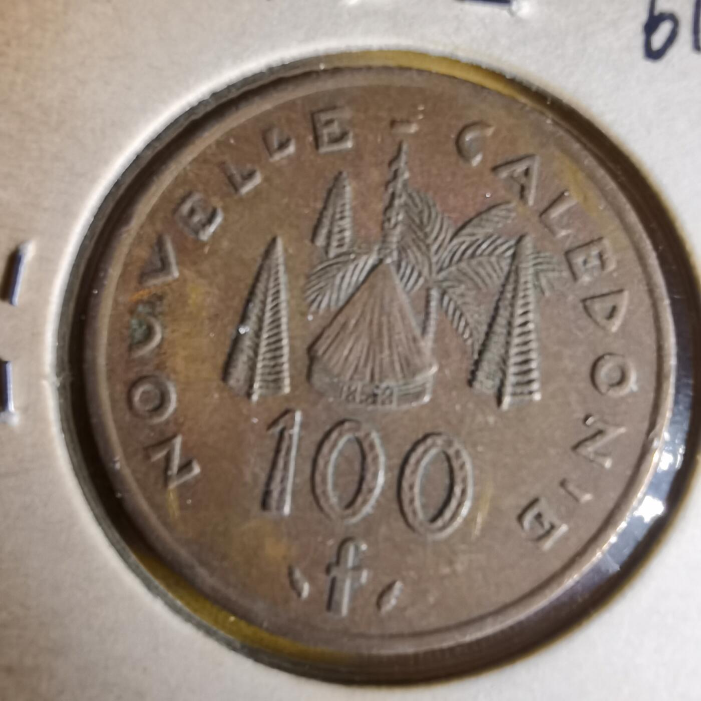 沼泽如烟--第1061场 法属新喀里多尼亚1991年100法郎