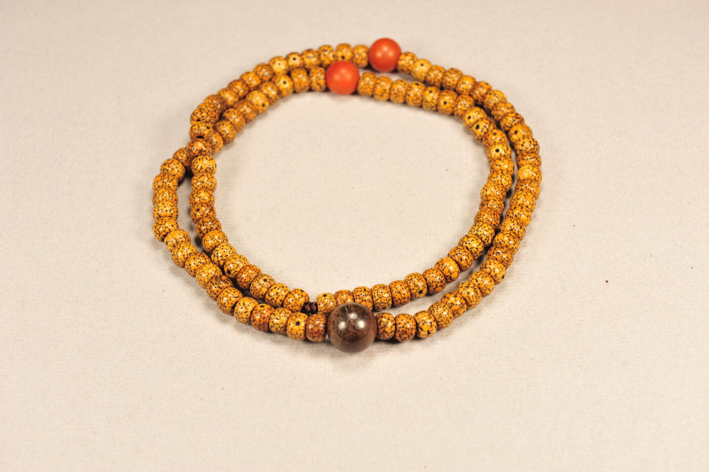 碧月说宝.雪域莲花开（二） 清代 星月菩提籽念珠108籽