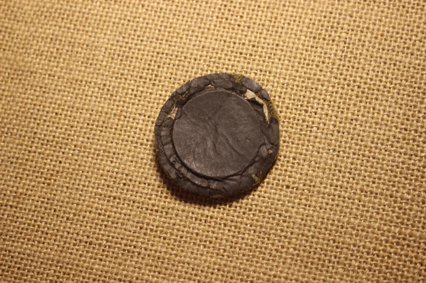 2026.4.21杂货小拍卖 日本战时警防团帽徽，刺绣材质，近库存品相