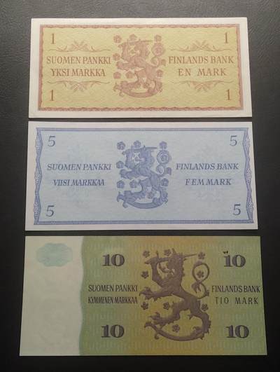 2026四月第三期，总第224期 芬兰纸币批量三张AUNC/UNC-·