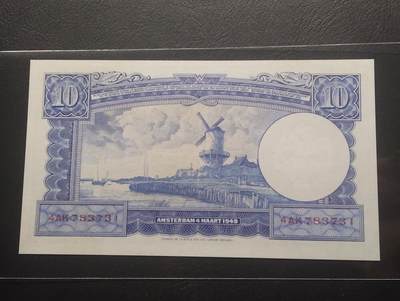 2026四月第三期，总第224期 荷兰1949年10盾AUNC 威廉一世国王