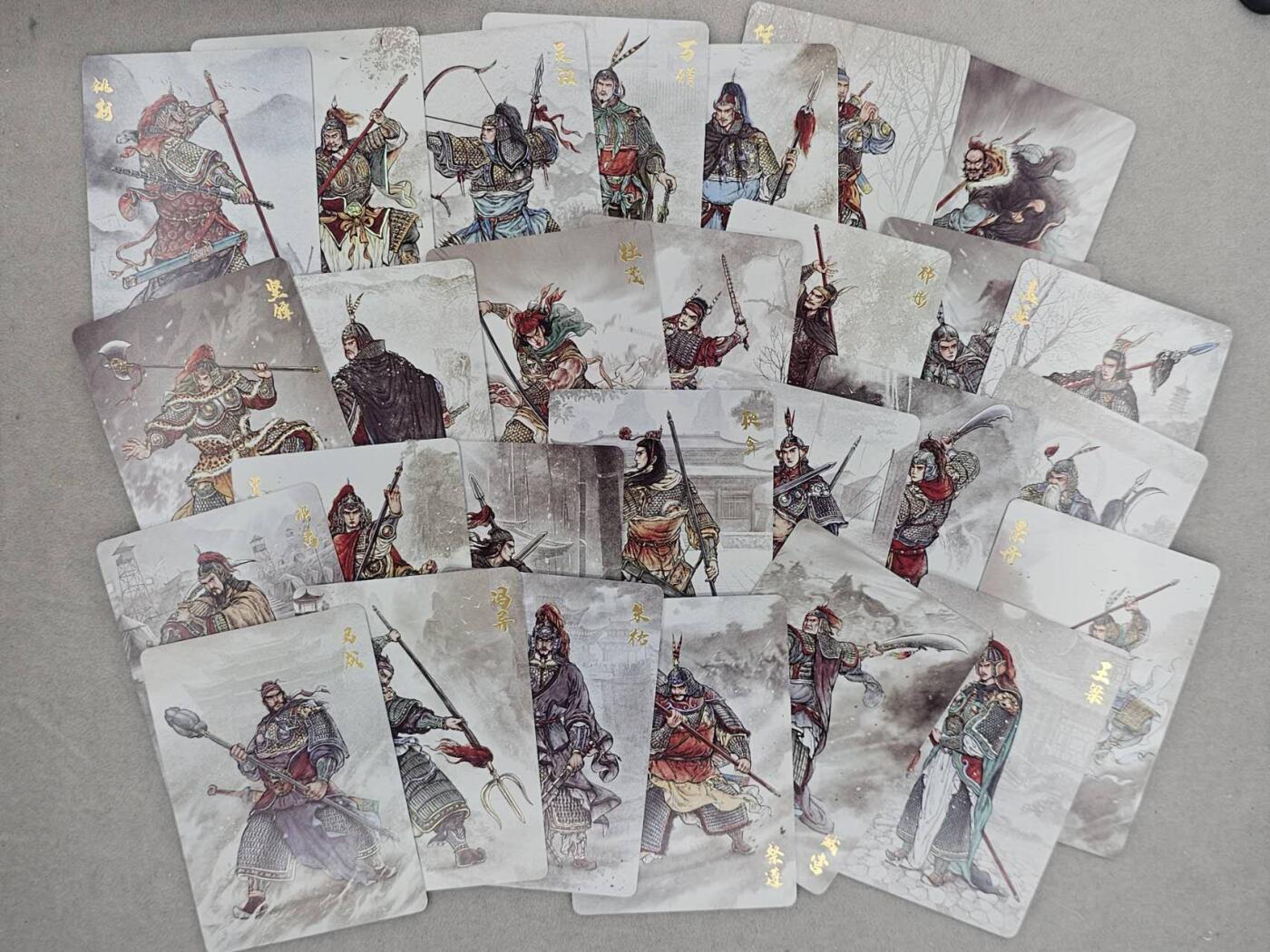 龙虎卡牌-八三场（满200元包邮，无佣金，每周六结拍，欢迎送拍） 【套卡】普卡28张 超吉梦 云台二十八将 一套