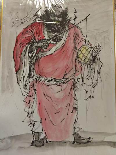 寸草不生 马年拍卖第三期 GOGOGO   半廷 闹海绘 钟馗手绘