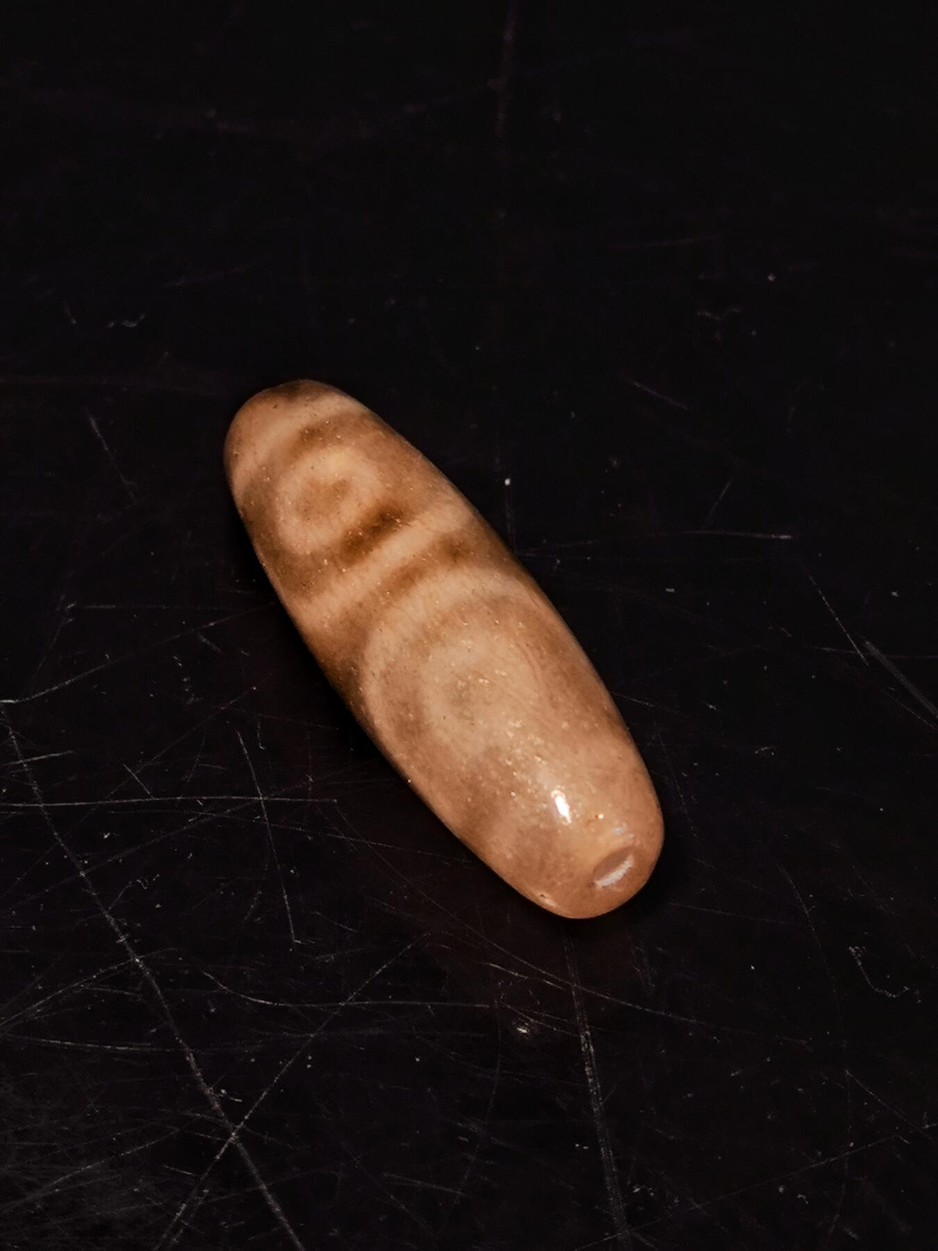 碧月说宝.雪域莲花开（二） 清代 三眼天珠玛瑙