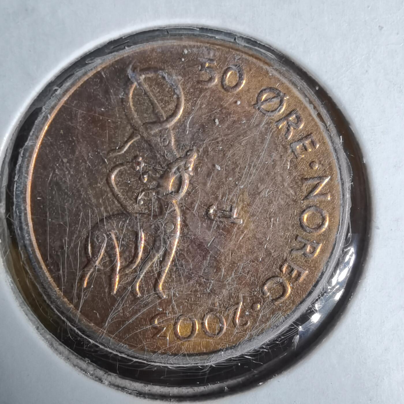 沼泽如烟--第1061场 挪威2003年50欧尔