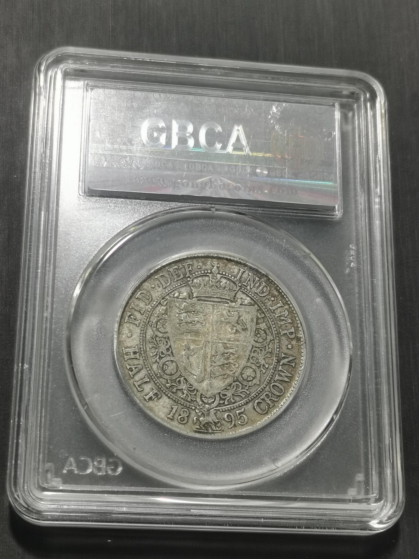 天下钱庄专场欢迎参拍 英国维多利亚披纱半克朗银币