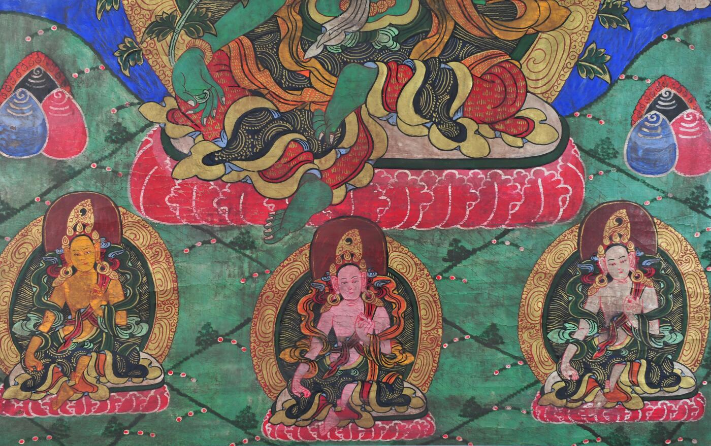 碧月说宝.雪域莲花开（二） 清代 绿度母唐卡