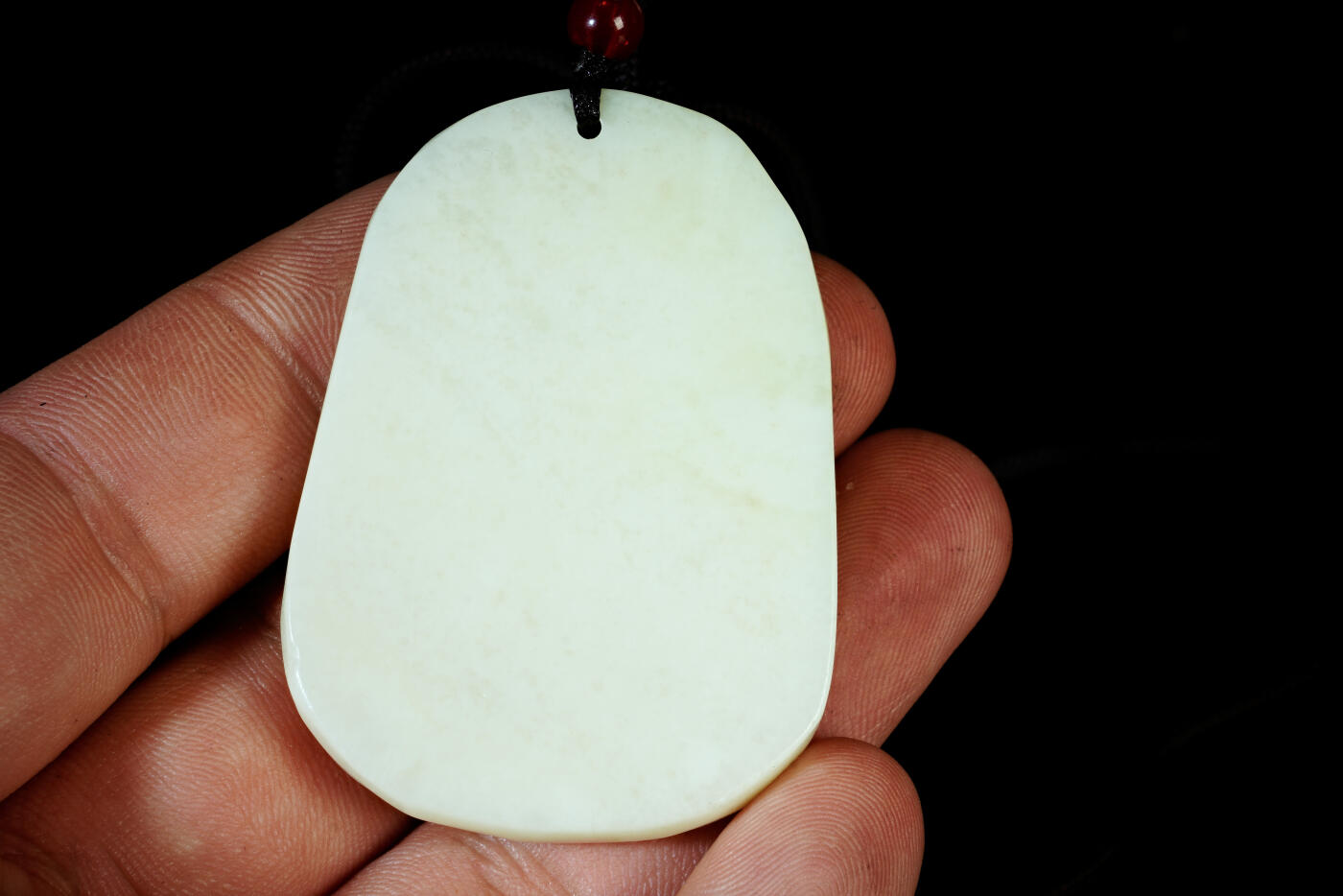 上海都达杂项专场八十一【全场包邮】  天然岫玉精雕《武圣关公》挂件97-70