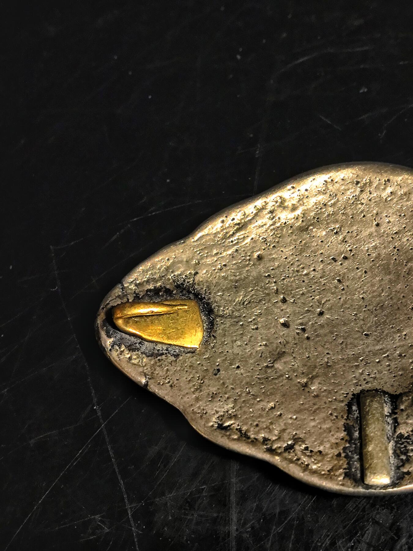 碧月说宝.雪域莲花开（二） 清代 银錾刻聚宝盆缠枝纹带扣