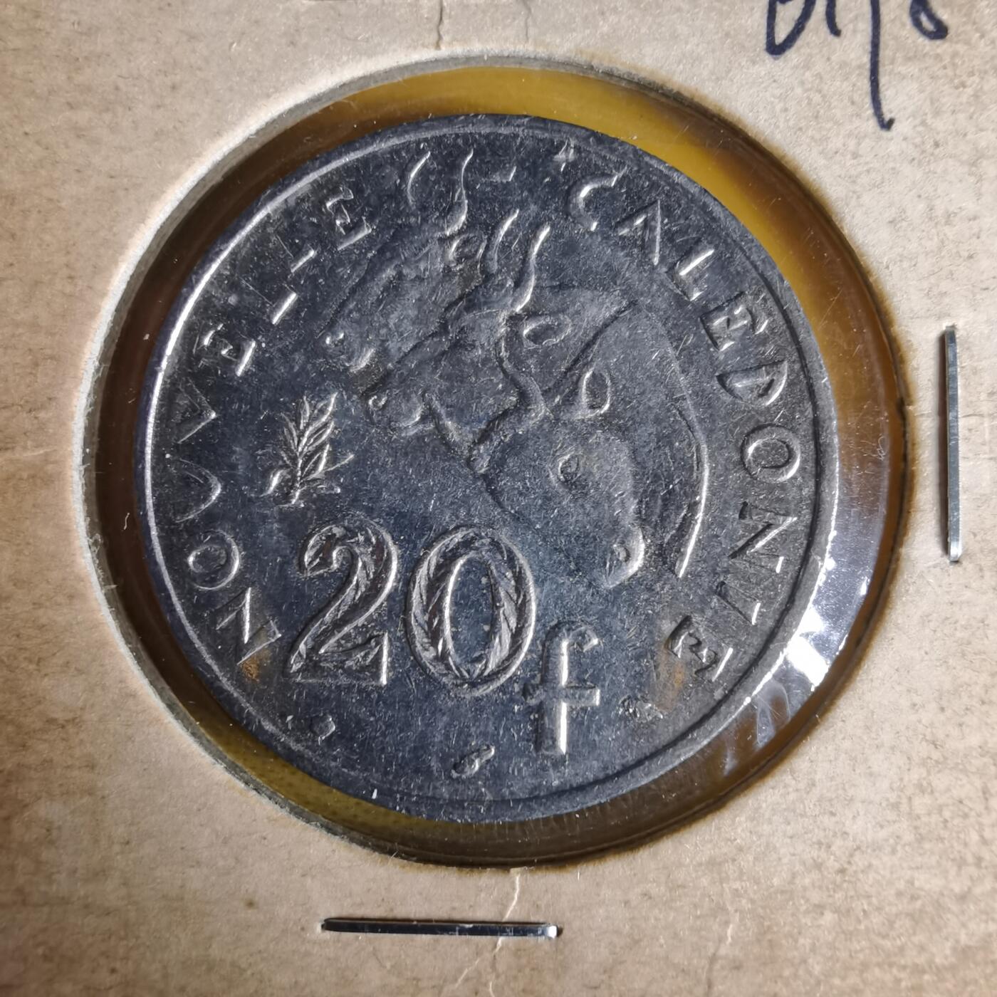 沼泽如烟--第1061场 法属新喀里多尼亚1991年20法郎