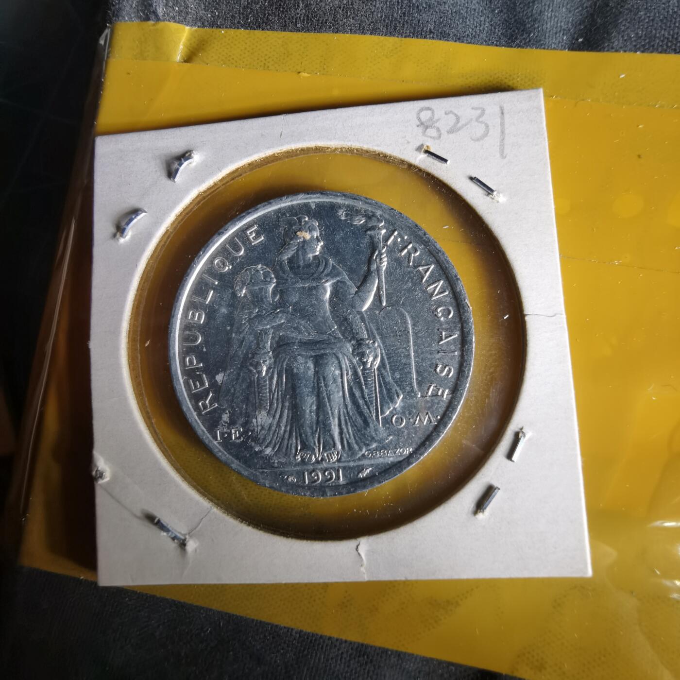 沼泽如烟--第1061场 法属新喀里多尼亚1991年5法郎