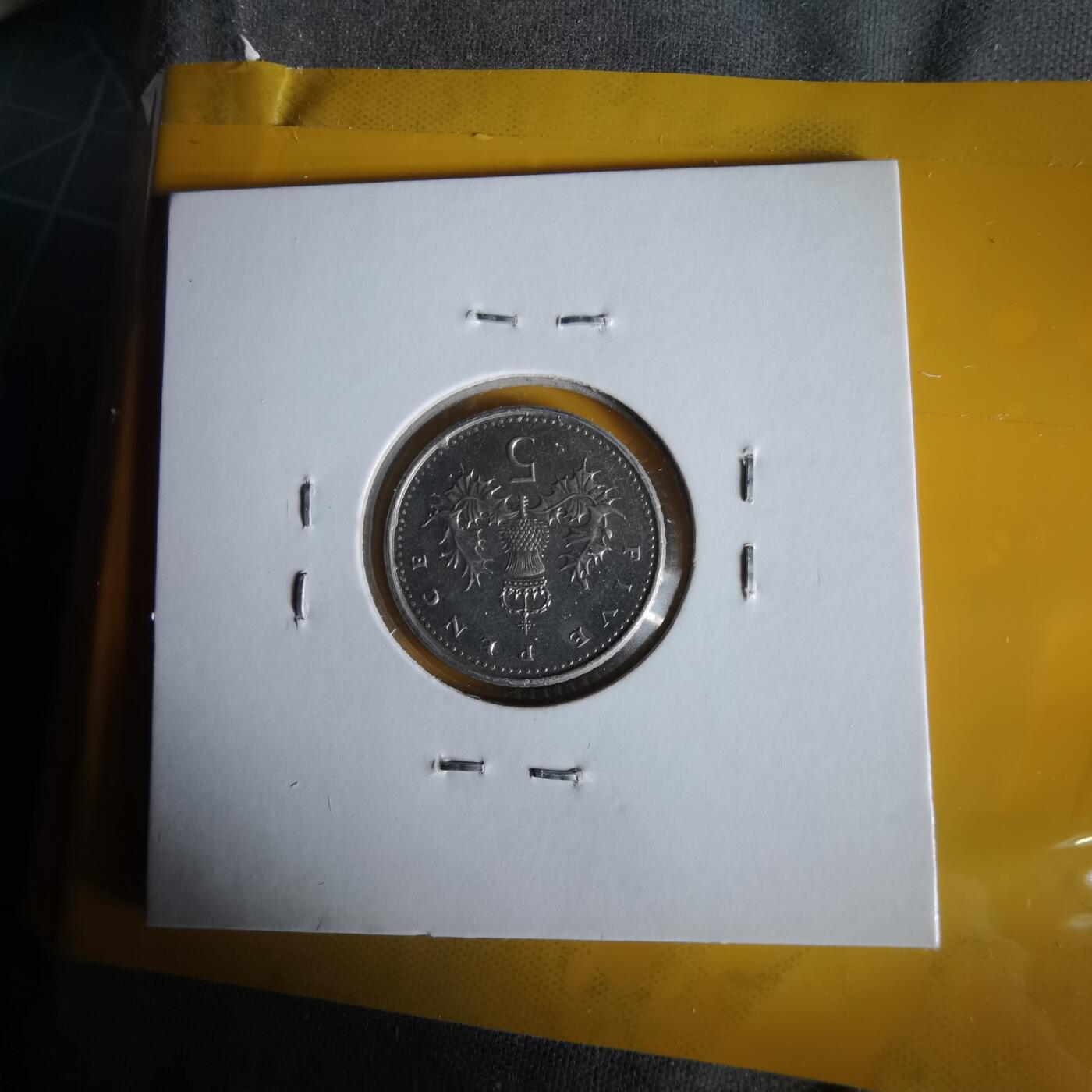 沼泽如烟--第1061场 英国2006年5便士