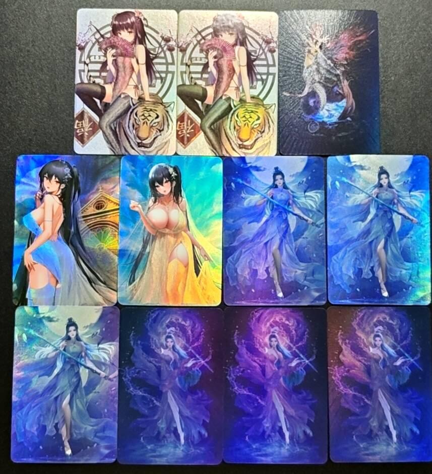 天玑星卡拍第188期《4.20周一截拍》持续收拍收评中 满赠卡需备注 动漫美女 粗彩 11张