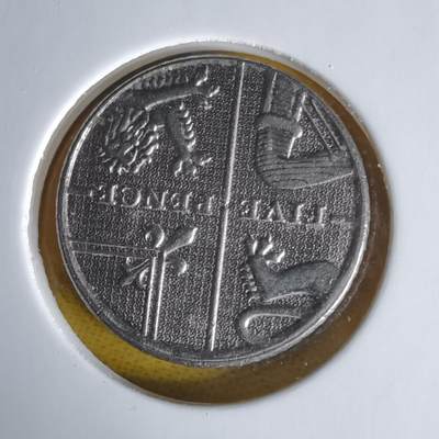 沼泽如烟--第1060场 英国2012年5便士