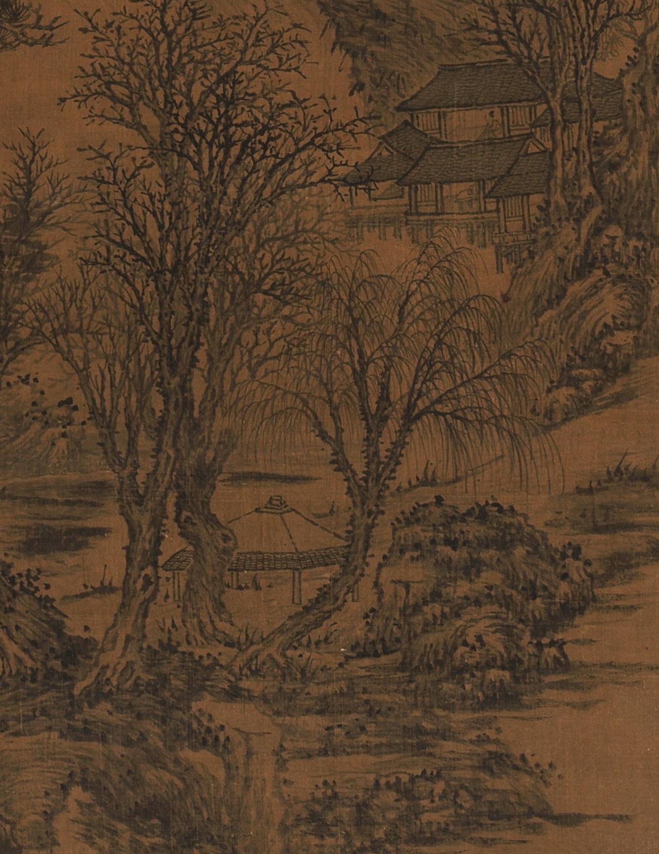 碧月说宝. 近现代书画专场（十） 杨文骢（款） 萧山寒寺