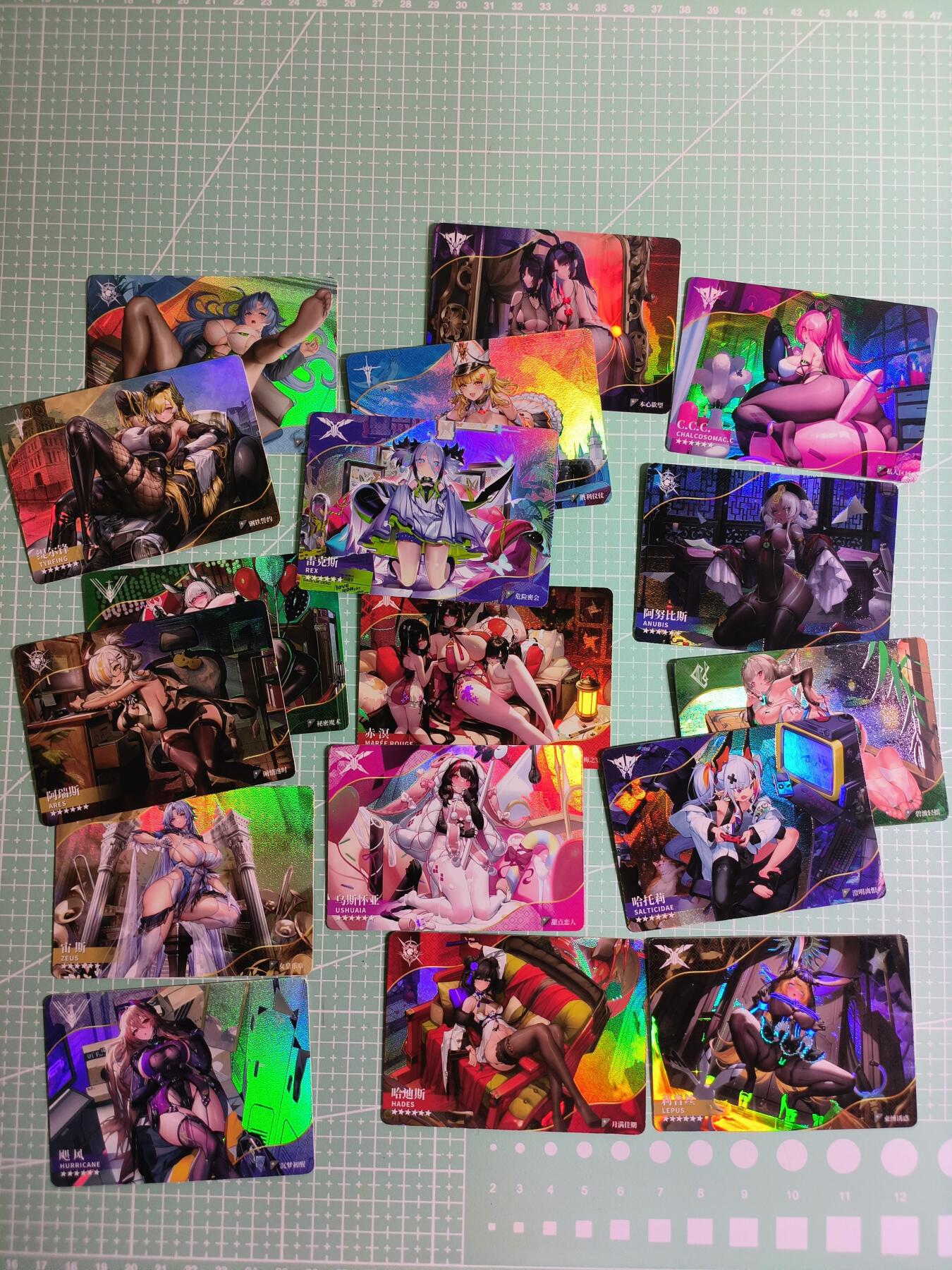 C先生卡牌 第27期 持续收拍品中…零手续费代拍 【彩闪】游戏《交错战线》17张