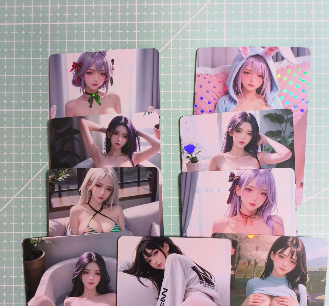 C先生卡牌 第27期 持续收拍品中…零手续费代拍 【普卡】国漫系列 共9张 清凉