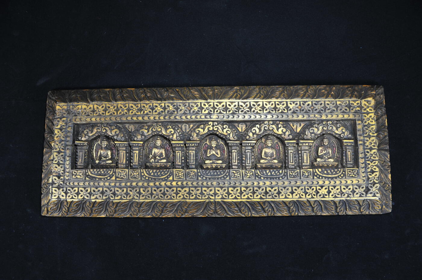 碧月说宝.雪域莲花开（二） 清代 五方佛经书板