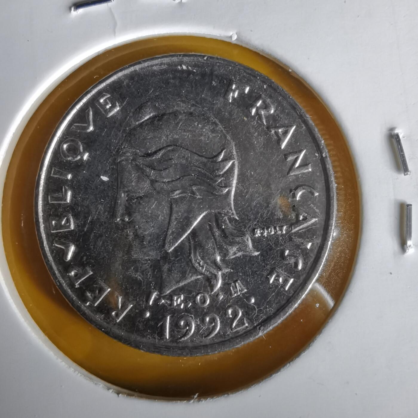 沼泽如烟--第1061场 法属新喀里多尼亚1992年10法郎