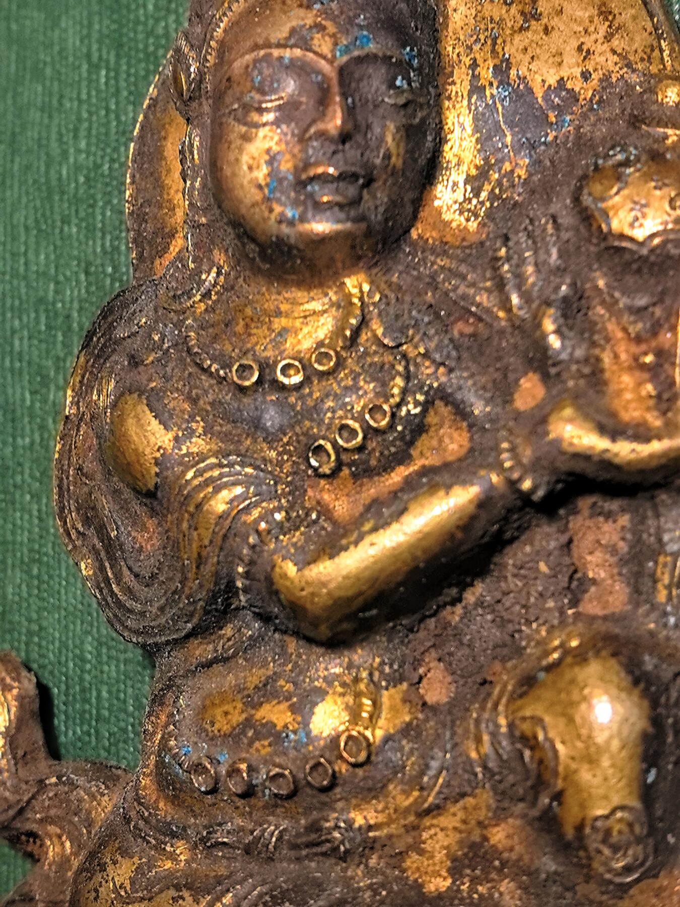 碧月说宝.雪域莲花开（二） 清代 铜鎏金财富供养天女像