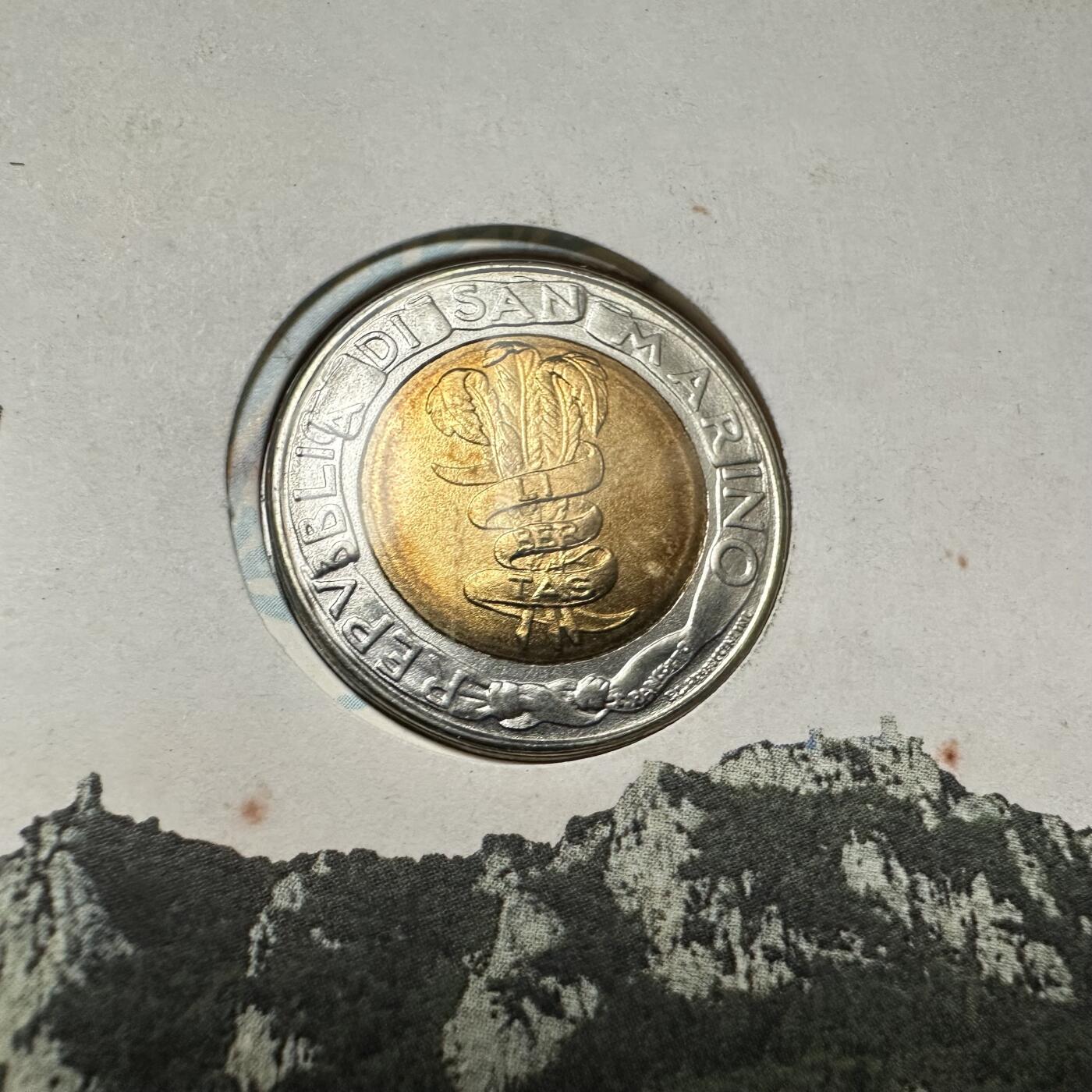 🌹外币初藏🌹🐯2026年第44场   每周二四六晚8️⃣点  世界硬币 圣马力诺建交25周年纪念卡