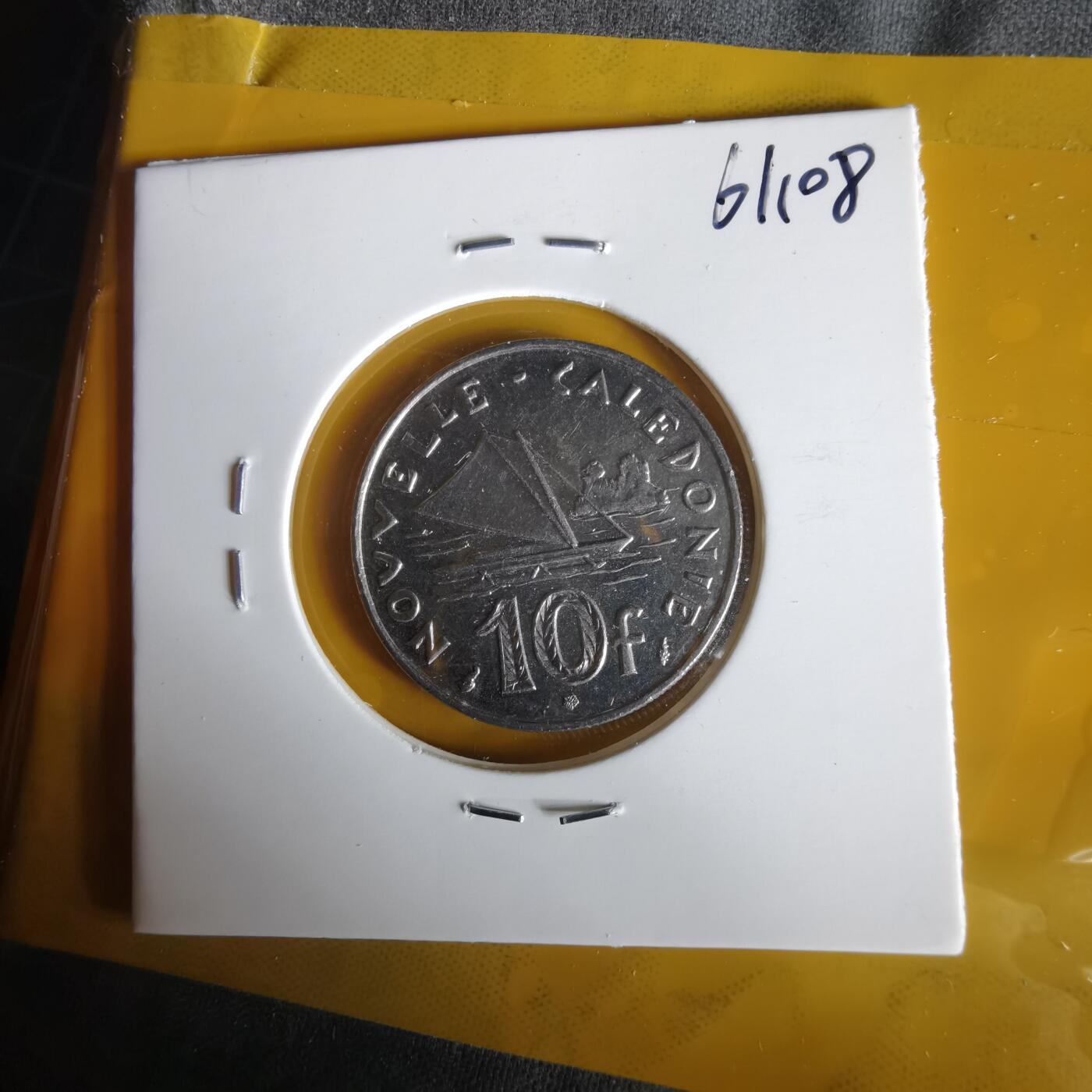 沼泽如烟--第1061场 法属新喀里多尼亚1989年10法郎