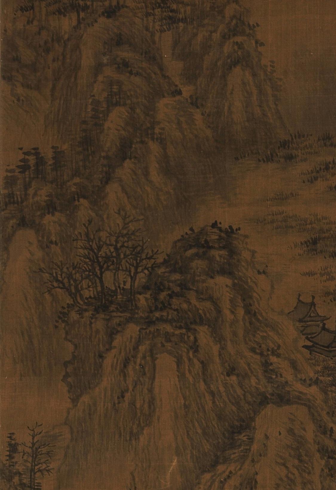 碧月说宝. 近现代书画专场（十） 杨文骢（款） 萧山寒寺