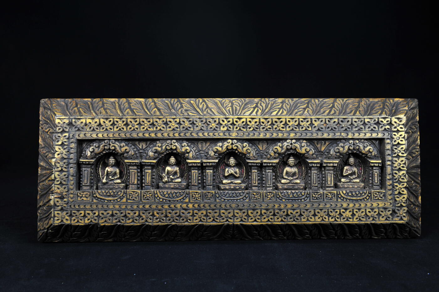 碧月说宝.雪域莲花开（二） 清代 五方佛经书板