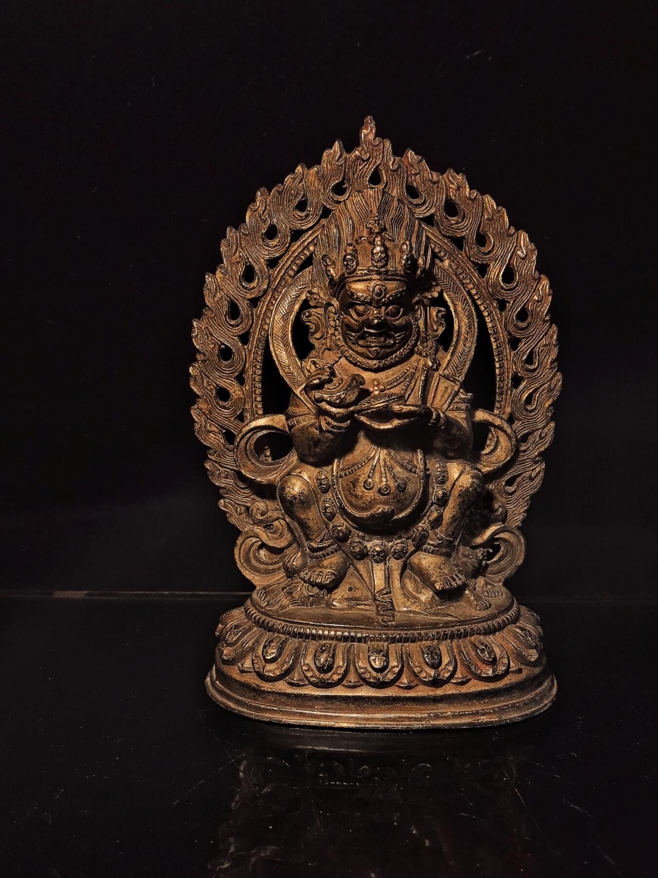 碧月说宝.雪域莲花开（二） 清代 藏传佛教黑财神造像