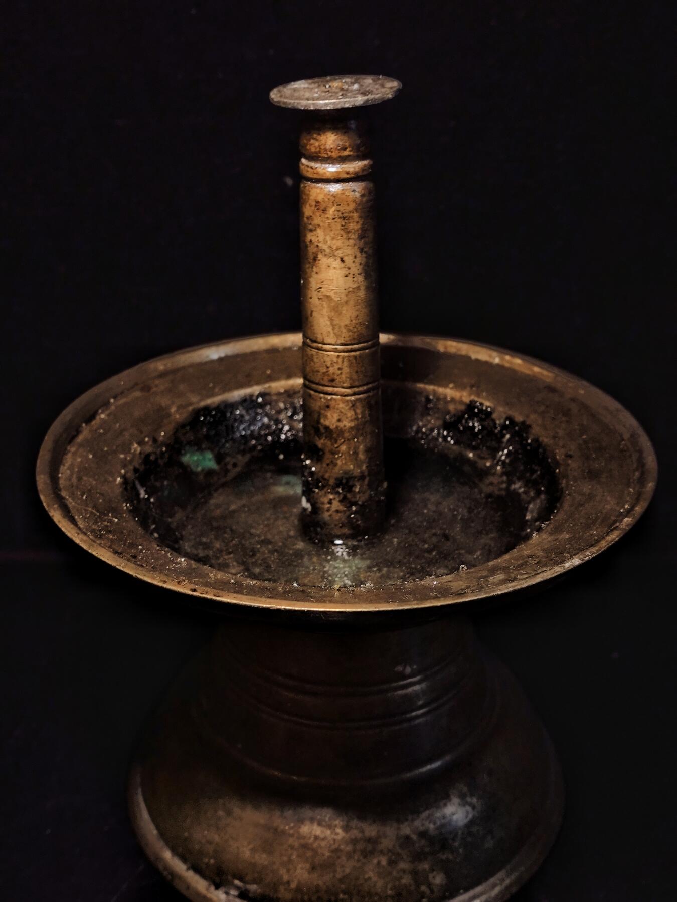 碧月说宝.雪域莲花开（二） 清代 藏传佛教供器酥油灯