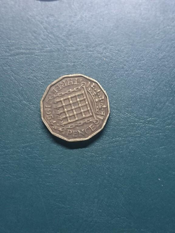 松南世界钱币——260416 英国3便士铜币2