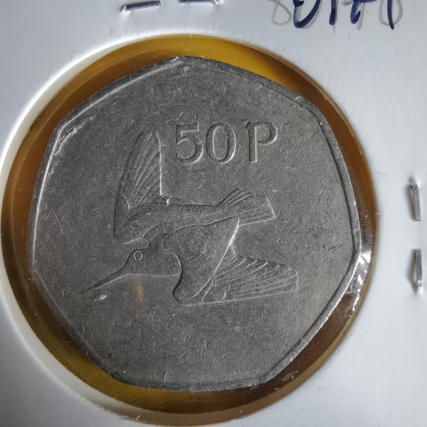 沼泽如烟--第1061场 爱尔兰1981年50便士