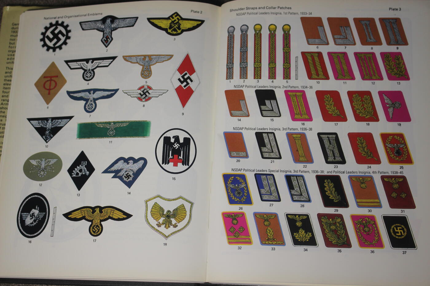 2026.4.21杂货小拍卖 德三组织标识，全书203页，实物照片和彩绘图片作比较，较为详细的介绍了德三的各类军事和民间组织标识，库存品相