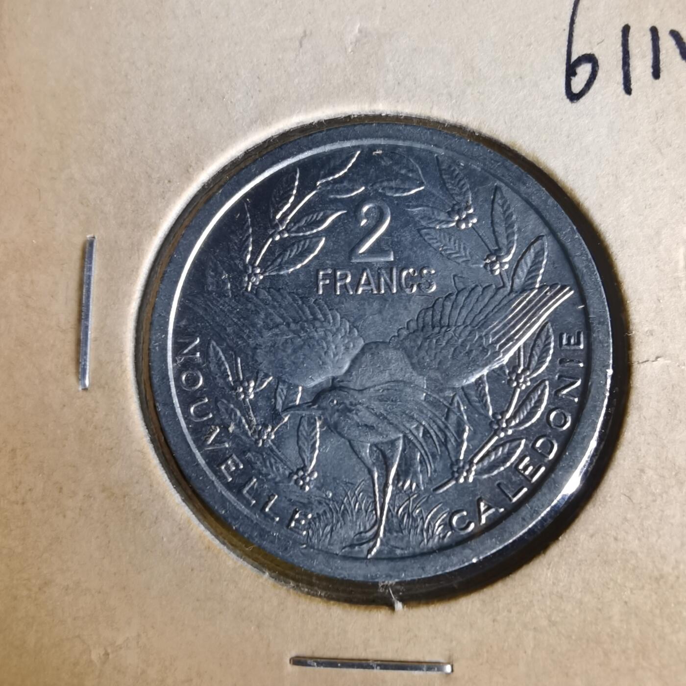 沼泽如烟--第1061场 法属新喀里多尼亚1986年2法郎