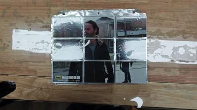 白泽拍卖卡牌手绘专场第35期（问东城春色，正谷雨，牡丹期） 2016 AMC 行尸走肉base全套170张+2套9拼 共188张 含卡页（视频介绍）