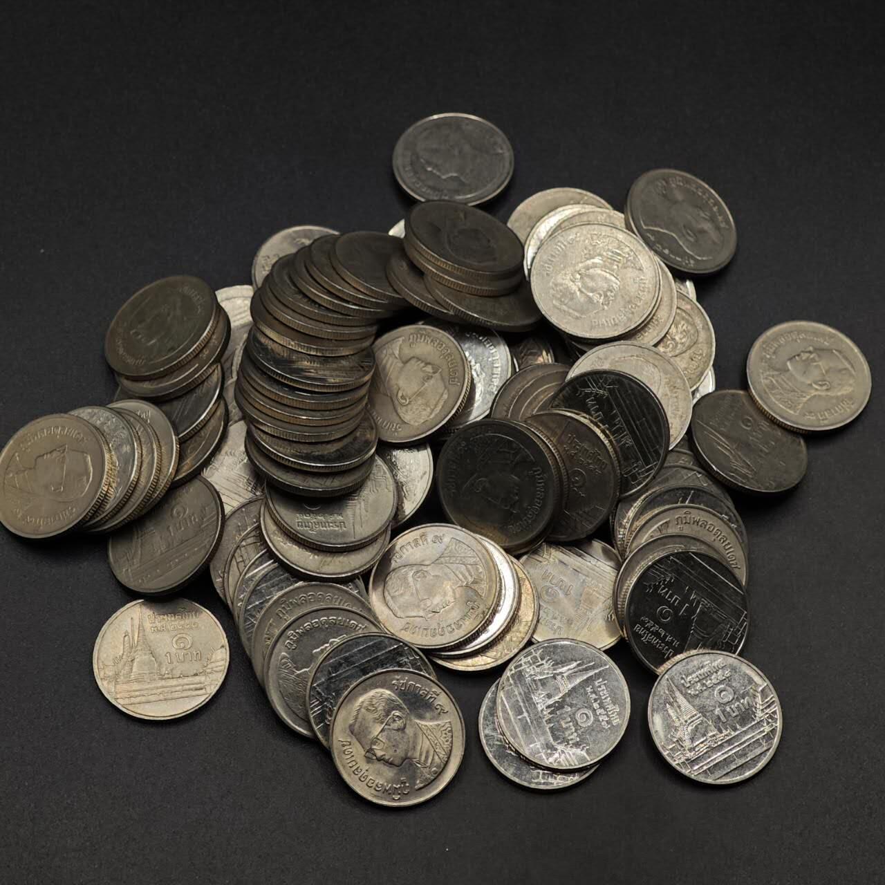 【淘币小摊】实时拍第八百九十三拍   散币场    每周一统一发货 泰国1泰铢100枚