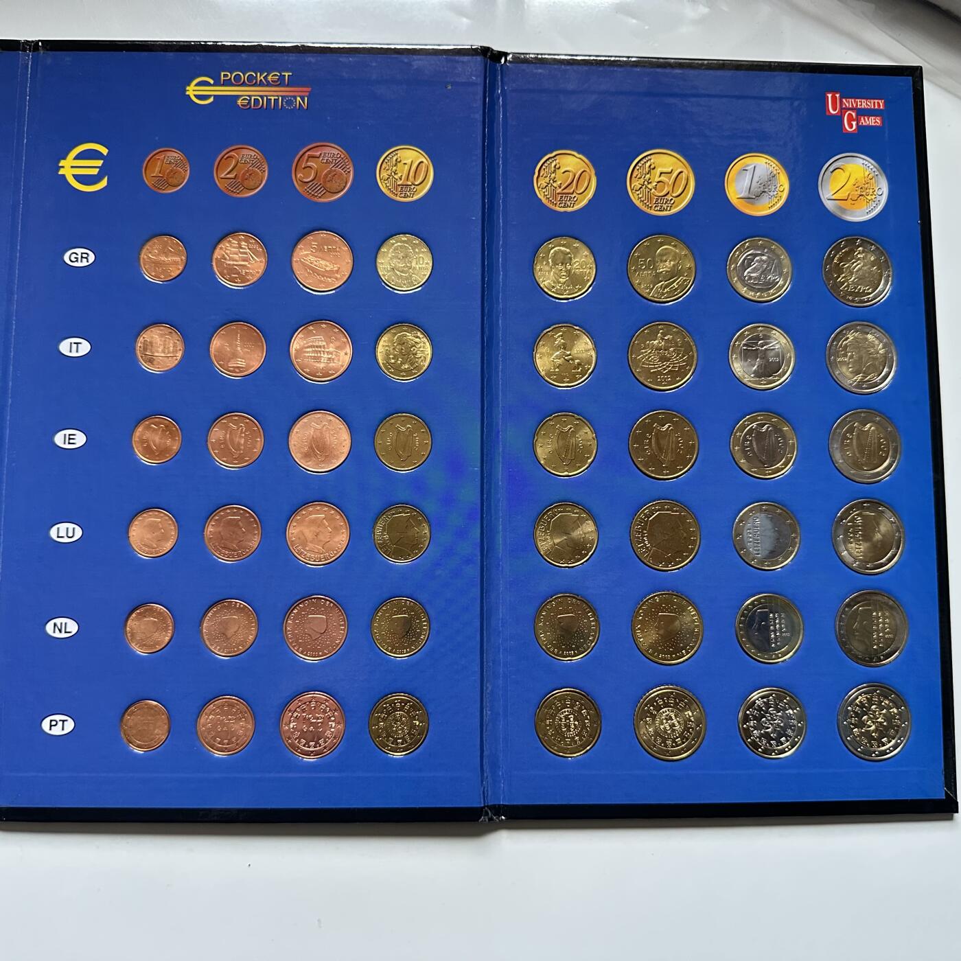 🌹外币初藏🌹🐯2026年第44场   每周二四六晚8️⃣点  世界硬币 欧盟12国首发版欧元套币 荷兰装帧